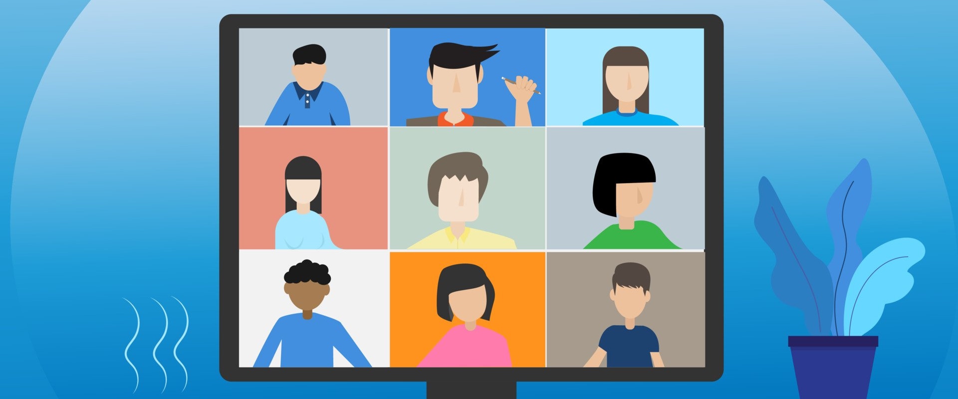 What are the challenges of virtual events